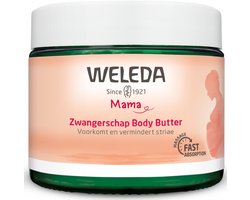 WELEDA Zwangerschap Body Butter - Roos & Sinaasappel - Striae Voorkomen & Verminderen - 100% Natuurlijke Ingrediënten - 150ml
