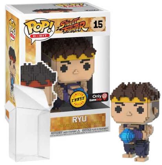 Funko Pop! 8-BIT: Street Fighter - Ryu #15 Chase Exclusive