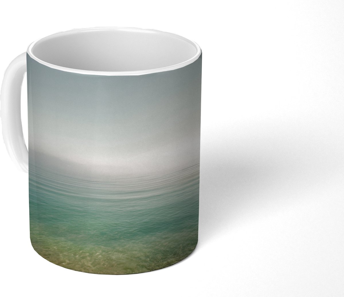 Mok - Koffiemok - Zee - Horizon - Blauw - Mist - Mokken - 350 ML - Beker - Koffiemokken - Theemok