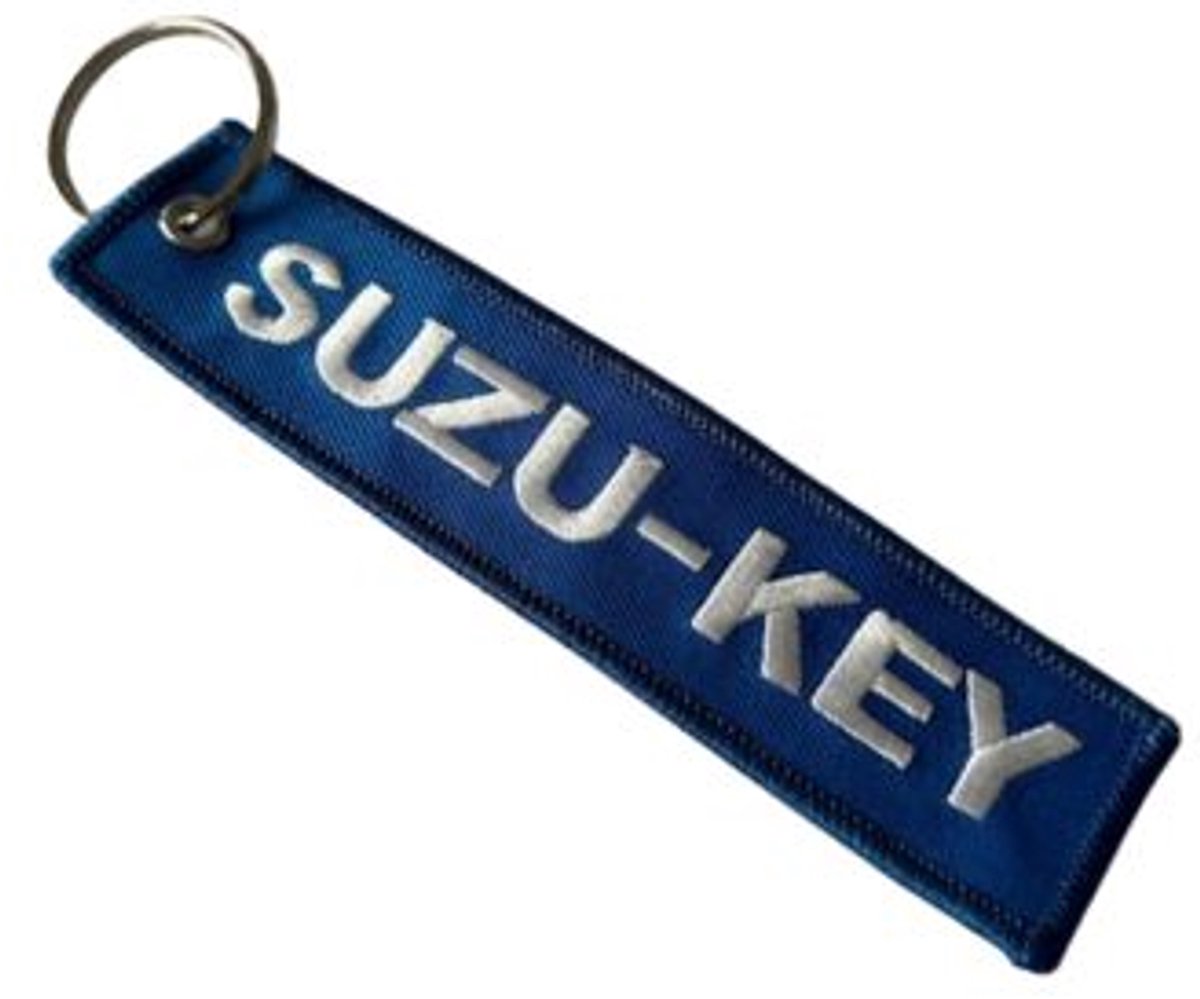 Suzu-key sleutelhanger - Sleutelhanger - Motor sleutelhanger - Motorrijder kado cadeau - V-storm - GSX - auto motor accessoires - Swift