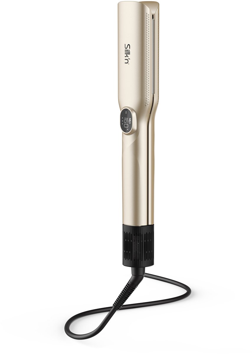 Silk'n Airstyler 3-in-1 - Föhn & Multistyler - Haardroger, stijltang & krultang in één - Keramisch & nylon platen met keratine - SilkyAir Trinity