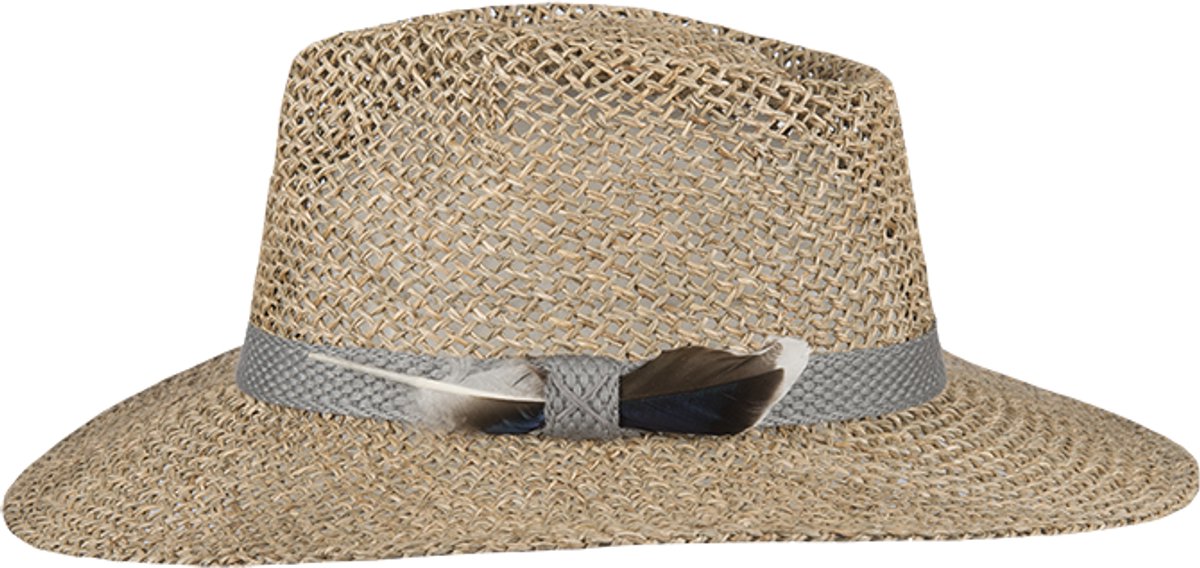 Hatland - Donaldsen - Zomerhoed van duurzaam zeegras - Naturel - Maat XL - Unisex