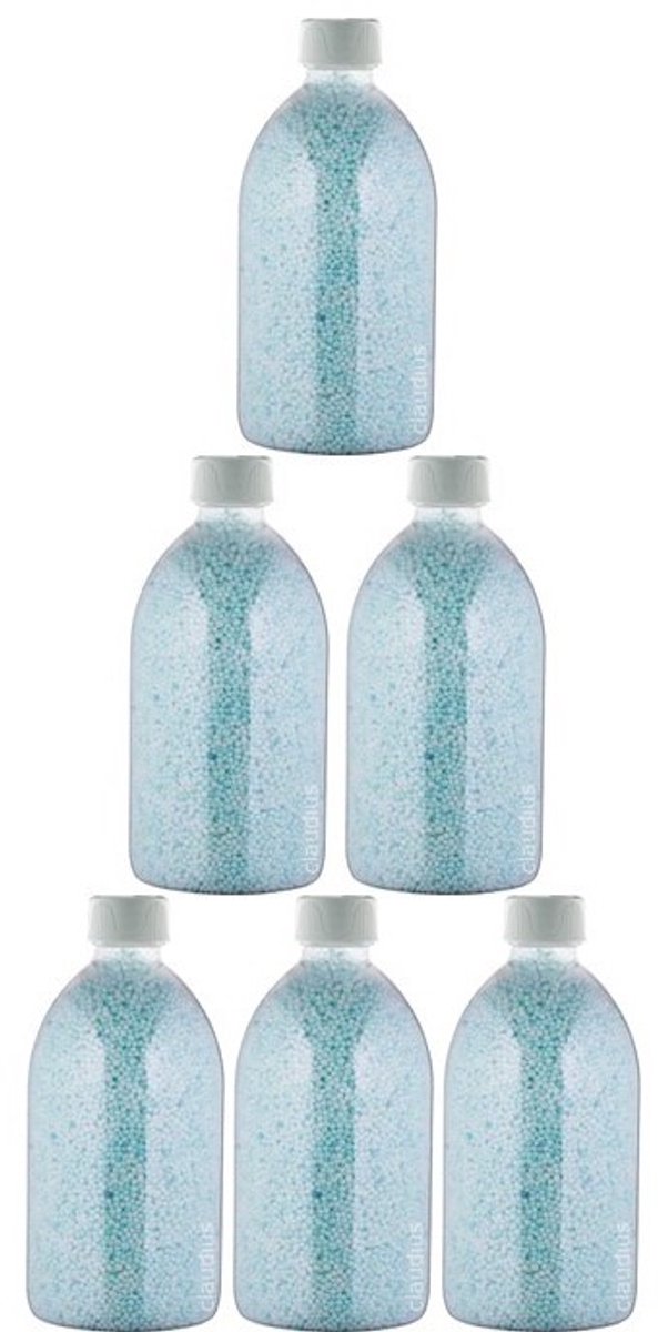 Badkaviaar Hamam - 400 gram - met witte dop - set van 6 stuks - bad parels voor in bad