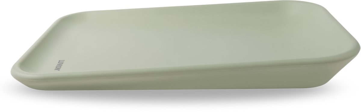 LUVION® Baby Changing Pad - Sage Green - Innovatief, Hygiënisch en Comfortabel Aankleedkussen - Verschoonkussen - Verschoonmatje - Verzorgingskussen - Waskussen