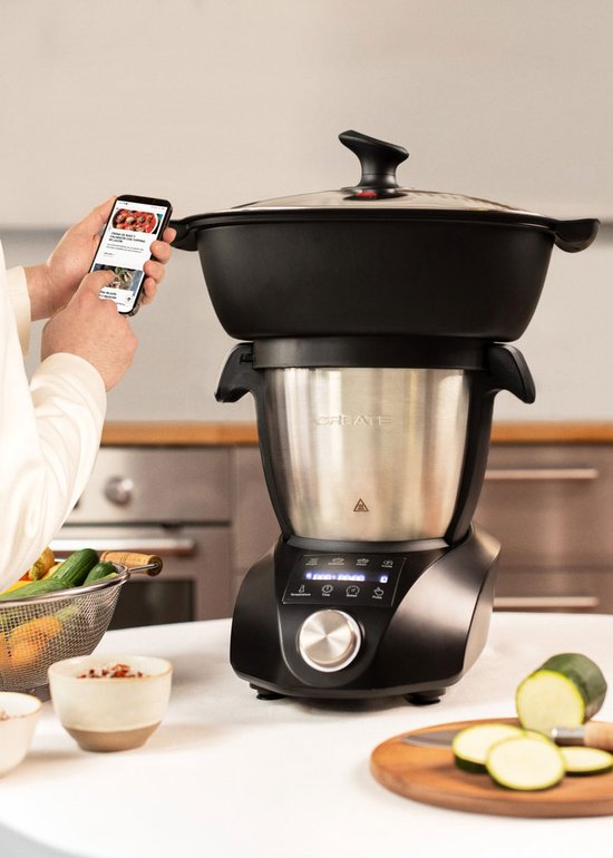 CREATE - Slimme multifunctionele keukenrobot met stoommand - CHEFBOT COMPACT CONNECT van CREATE — afbeelding 5