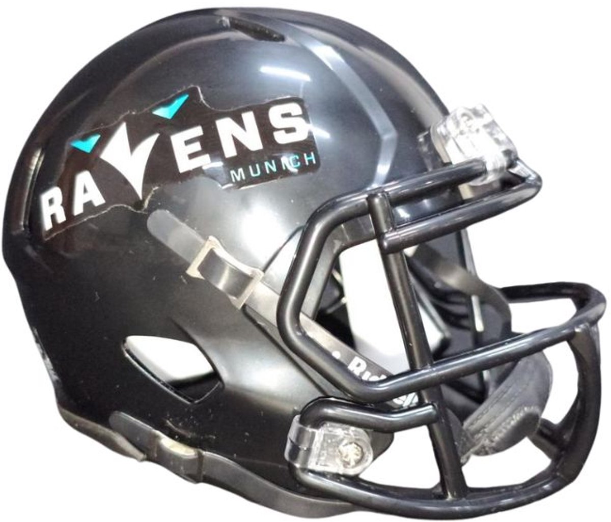 Riddell ELF Mini Replica Helmet Team Munich Ravens voor Sport Fanzone
