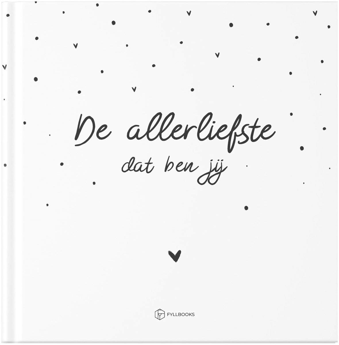 Fyllbooks De allerliefste dat ben jij! invulboekje - zwart/wit