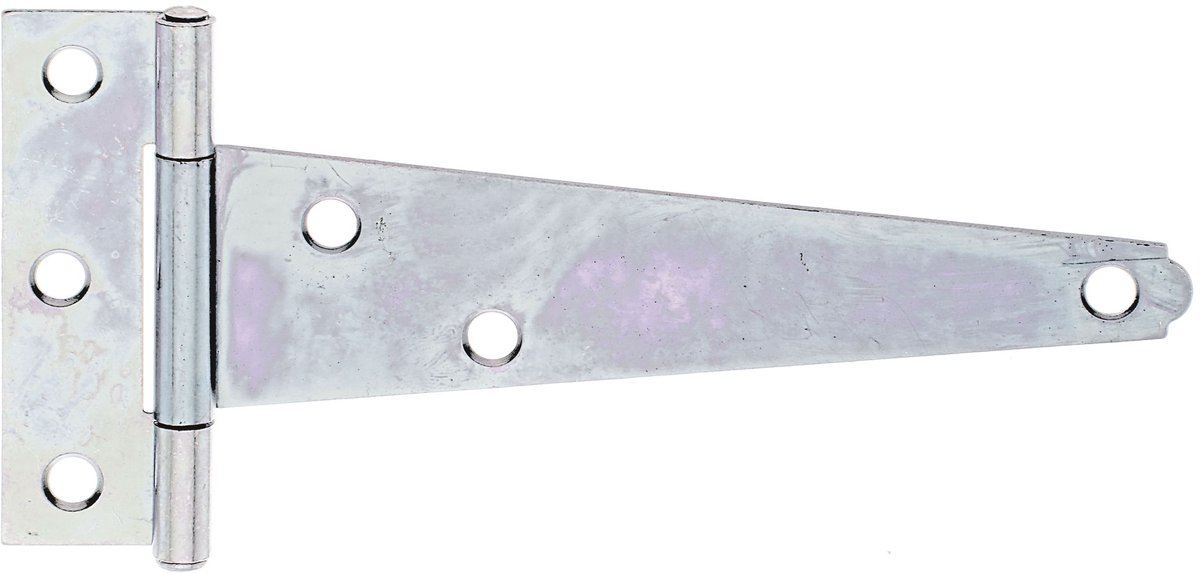 Alberts 850937 Kistscharnier, met geklonken pen, galvanisch verzinkt, dik gepassiveerd, 125 x 22,5 mm, set van 25