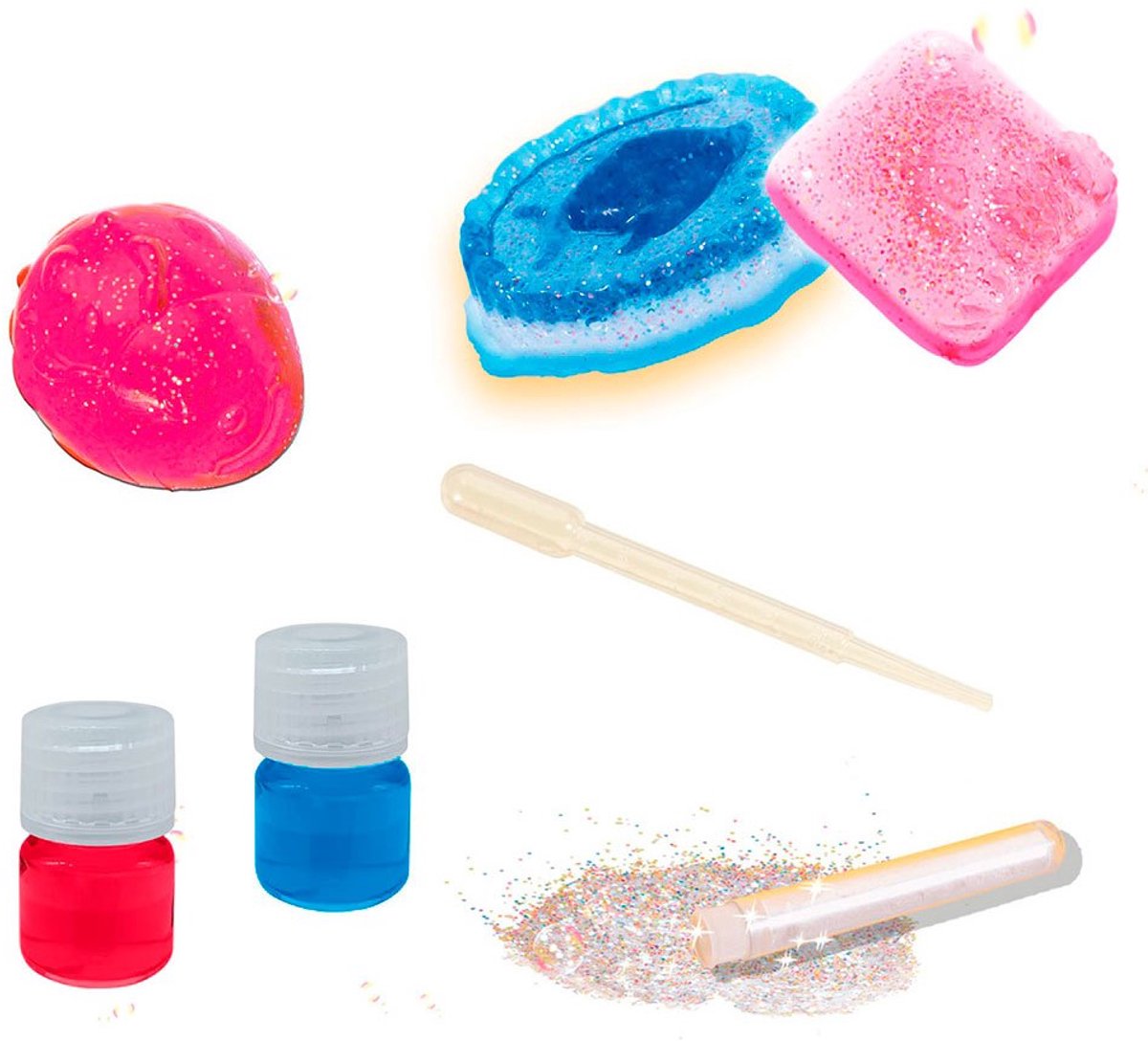 SES Creative - Hobby Pink - Glitter Zeep - Knutselen Meisjes - Zelf Zeep Maken - Vanaf 7 jaar — afbeelding 6