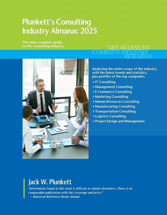 Plunkett's Consulting Industry Almanac 2025 - cover