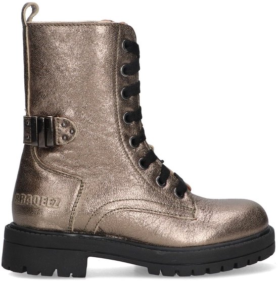Bottes à lacets Braqeez 425761-997 Filles - Marron - Cuir - Lacets