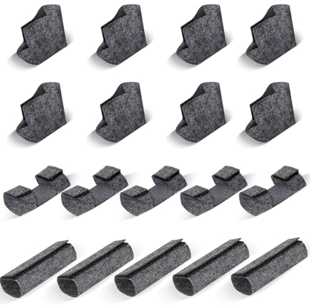 Vloerbeschermers Set van 18 Stuks voor Tafel en Stoelen