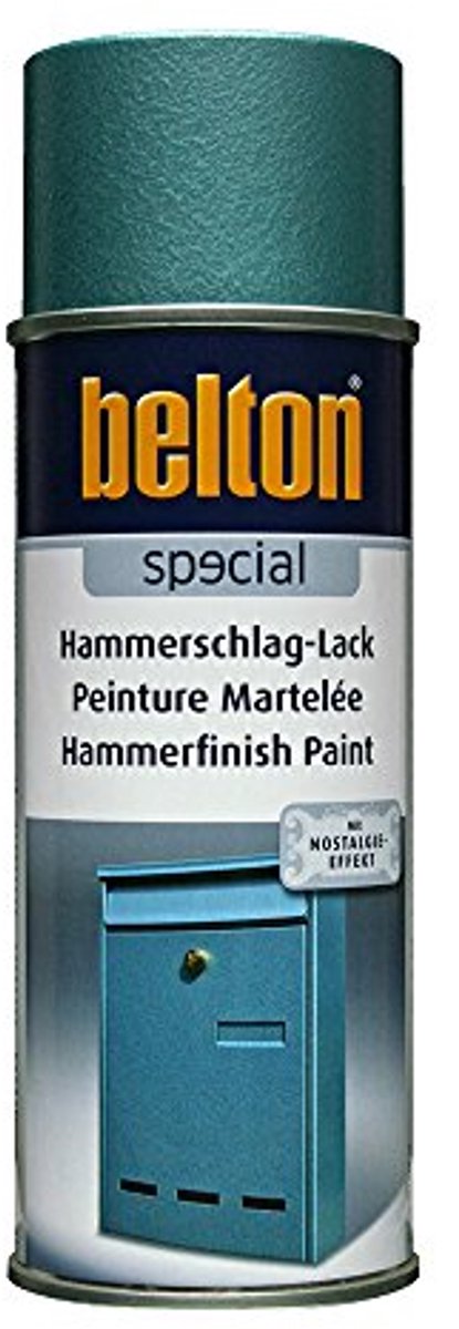 Hamerslag Lakspray Blauw 400 ml - Weerbestendig voor Diverse Materialen