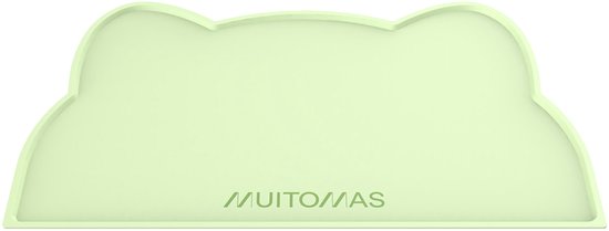 Bol Alimentation et boissons Muitomas - Hygiénique - Antidérapant - Protège le sol - Vert
