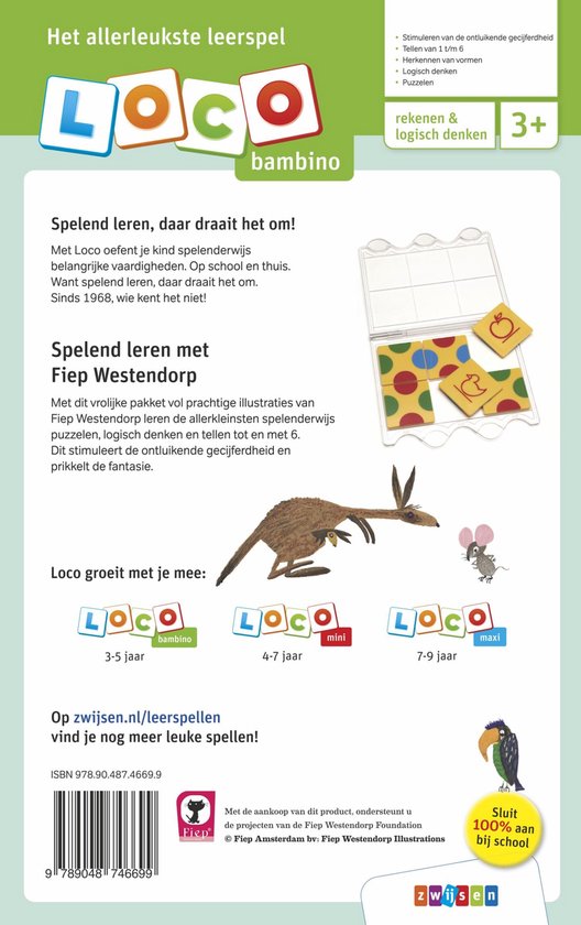 Loco Loco Bambino - Fiep Westendorp Pakket Spelen & Tellen met Dieren van Loco — afbeelding 5