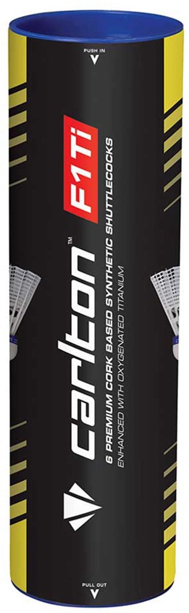 Carlton F1 Ti nylon badmintonshuttles