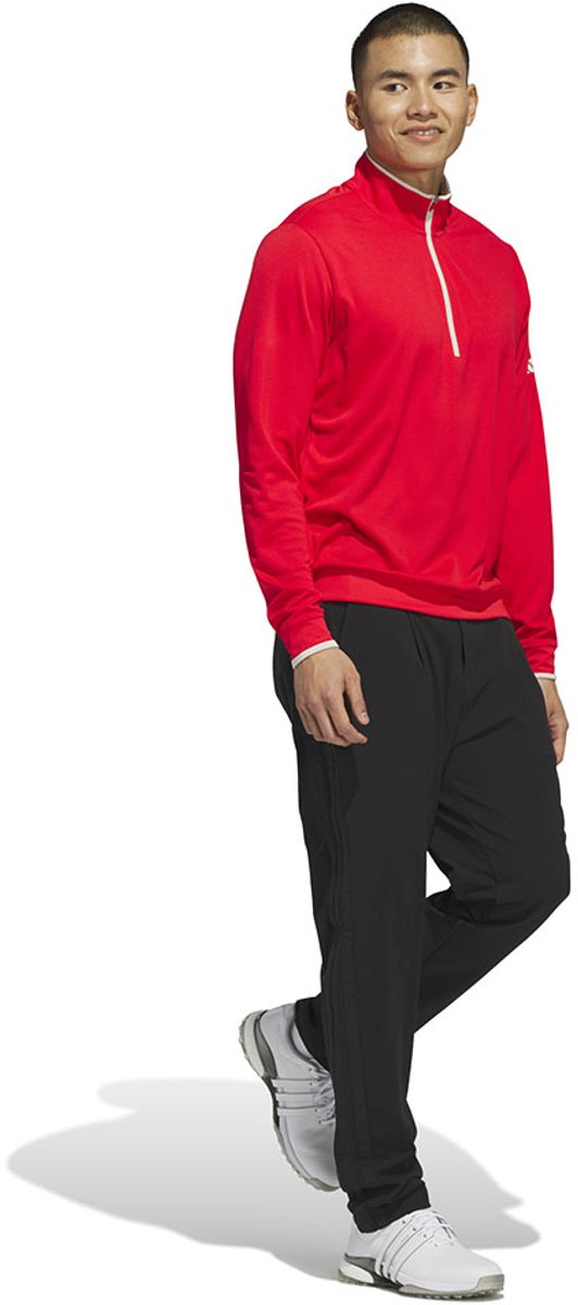 Adidas Core Lightweight Sweatshirt Met Halve Rits Rood S Man van adidas — afbeelding 5