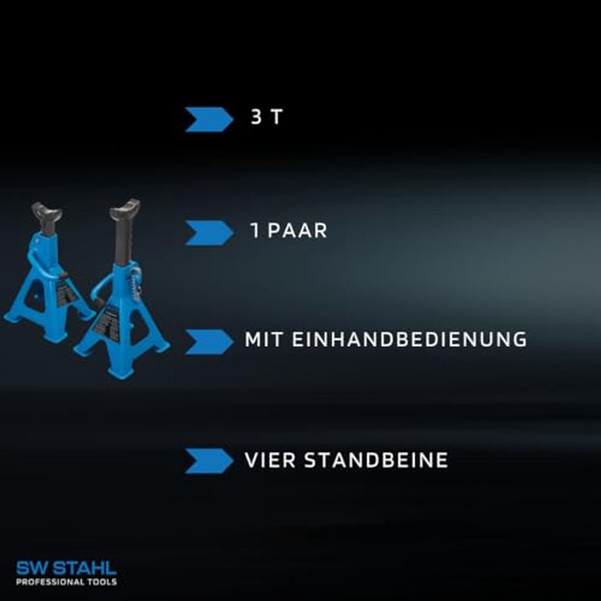 Professionele onderstelbok 3 ton voor stabiele ondersteuning