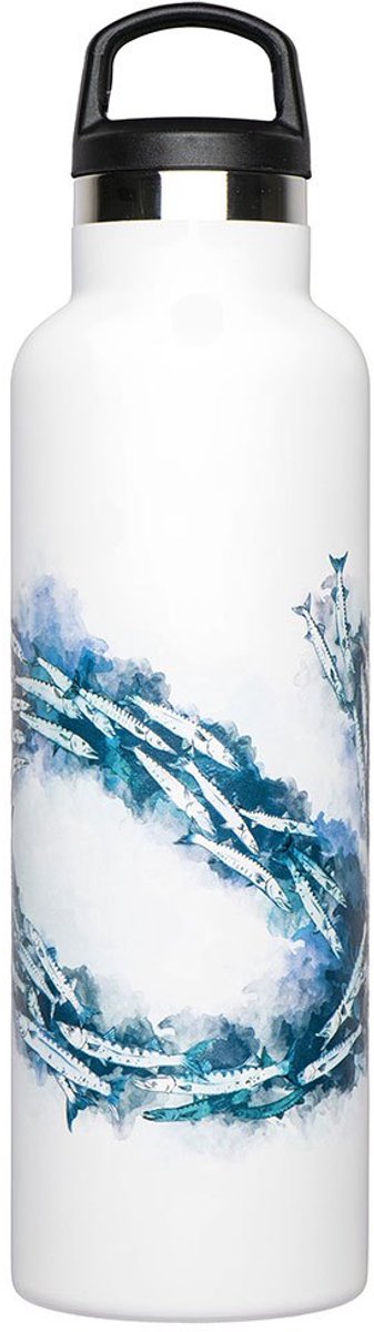 Fish Tank Barracudas Fles 600ml Wit