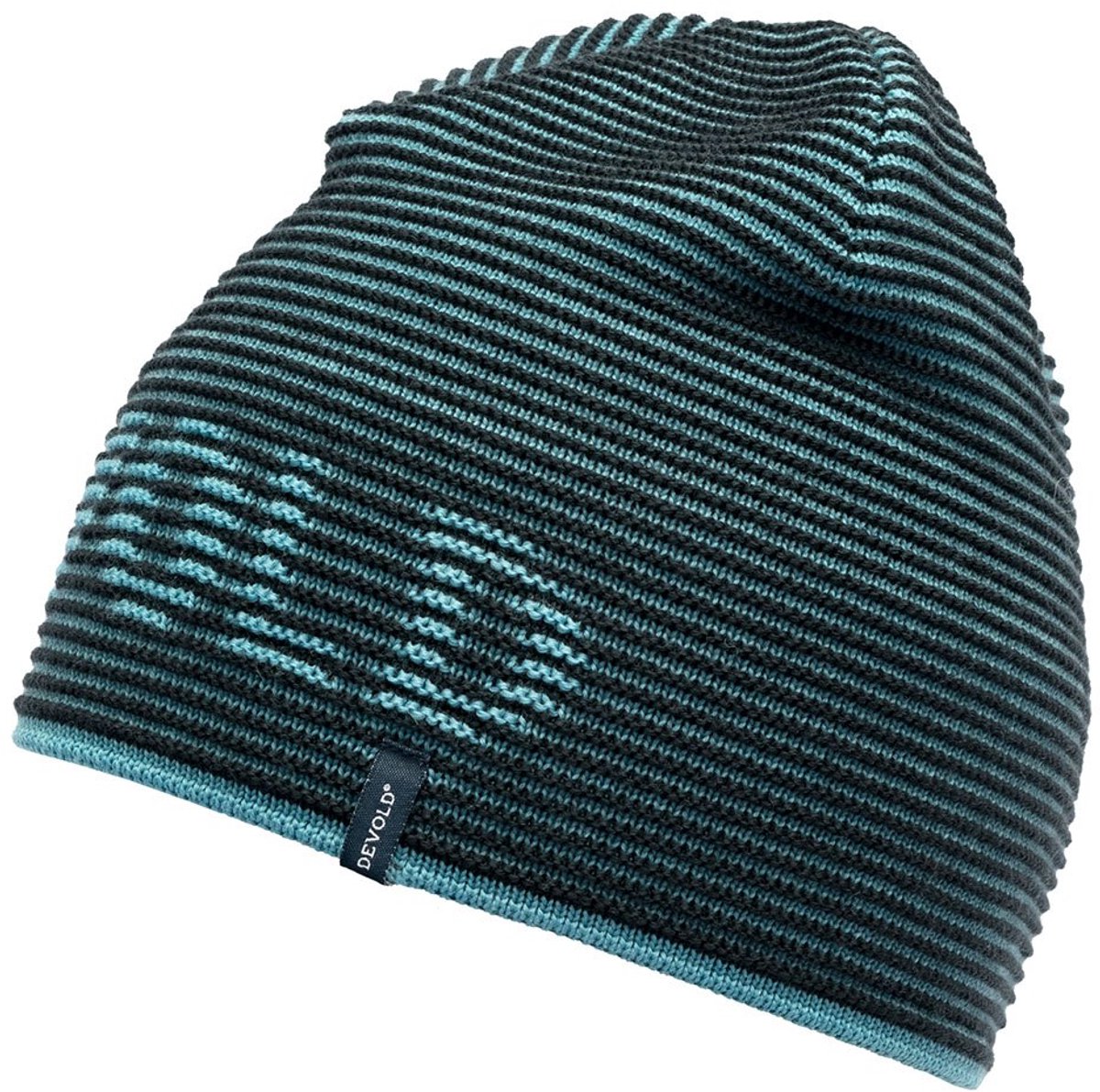 Devold Of Norway Rib Logo Merino Muts Blauw 58 cm Man,Vrouw