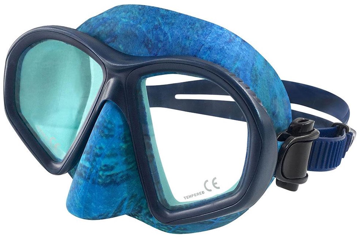 Spetton Matt Speervissen Masker Blauw,Zwart Man,Vrouw