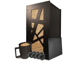Pellet Opslag Box – Compleet Pakket voor Houtpellets – Granulaat Schep en Stijlvolle Box