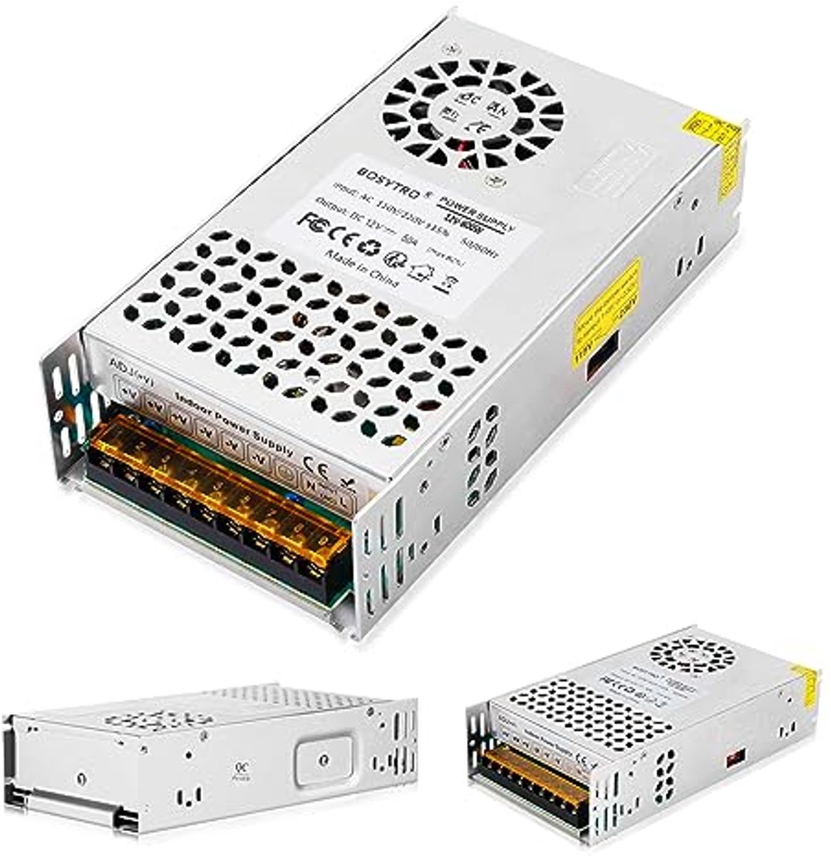Image of 12V 50A 600W Universele Schakelvoeding voor LED, CCTV, en Computers