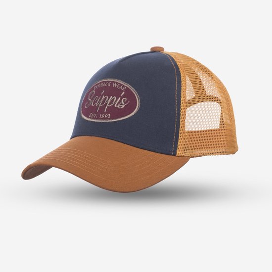 Casquette Scippis Rokewood – Casquette trucker légère avec visière pré-courbée et couleurs Solide