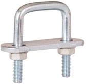Support en U avec plaque de serrage - M10 - 50x63 mm