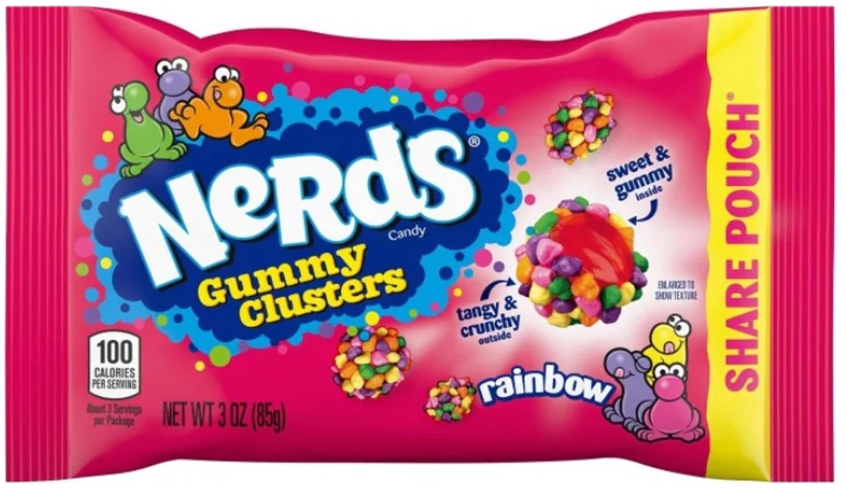 Nerds Gummy Clusters 12x85g