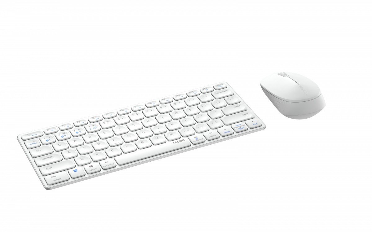 RAPOO 9600M BLADE DESKTOPSET WIT