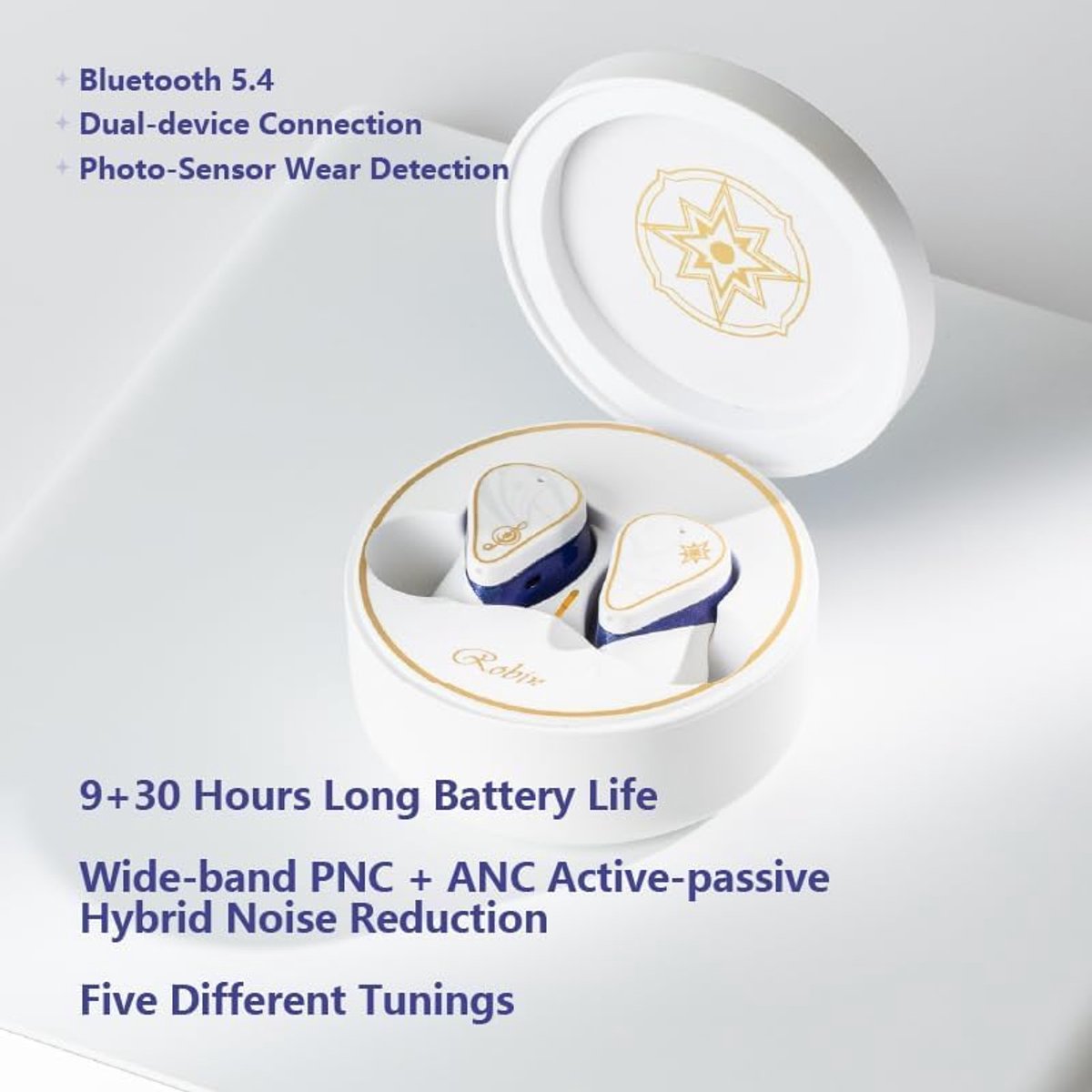 Draadloze TWS Hybrid Oortelefoon met Dynamische en Planar Driver en ANC