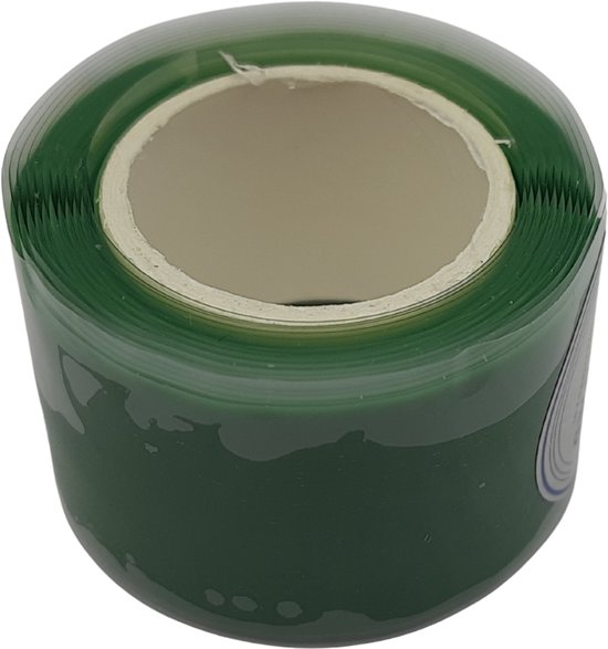 Waterdichte Siliconen Reparatietape – 1.5 Meter – Supersterke Zelfvulkaniserende Isolatietape – Lek Stoppen & Afdichten – Hittebestendig tot 260°C - Kleur: Groen