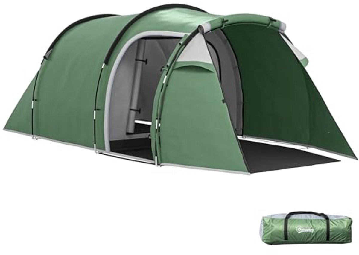 Tunneltent voor 2-3 Personen - Ruime en Waterdichte Campingtent