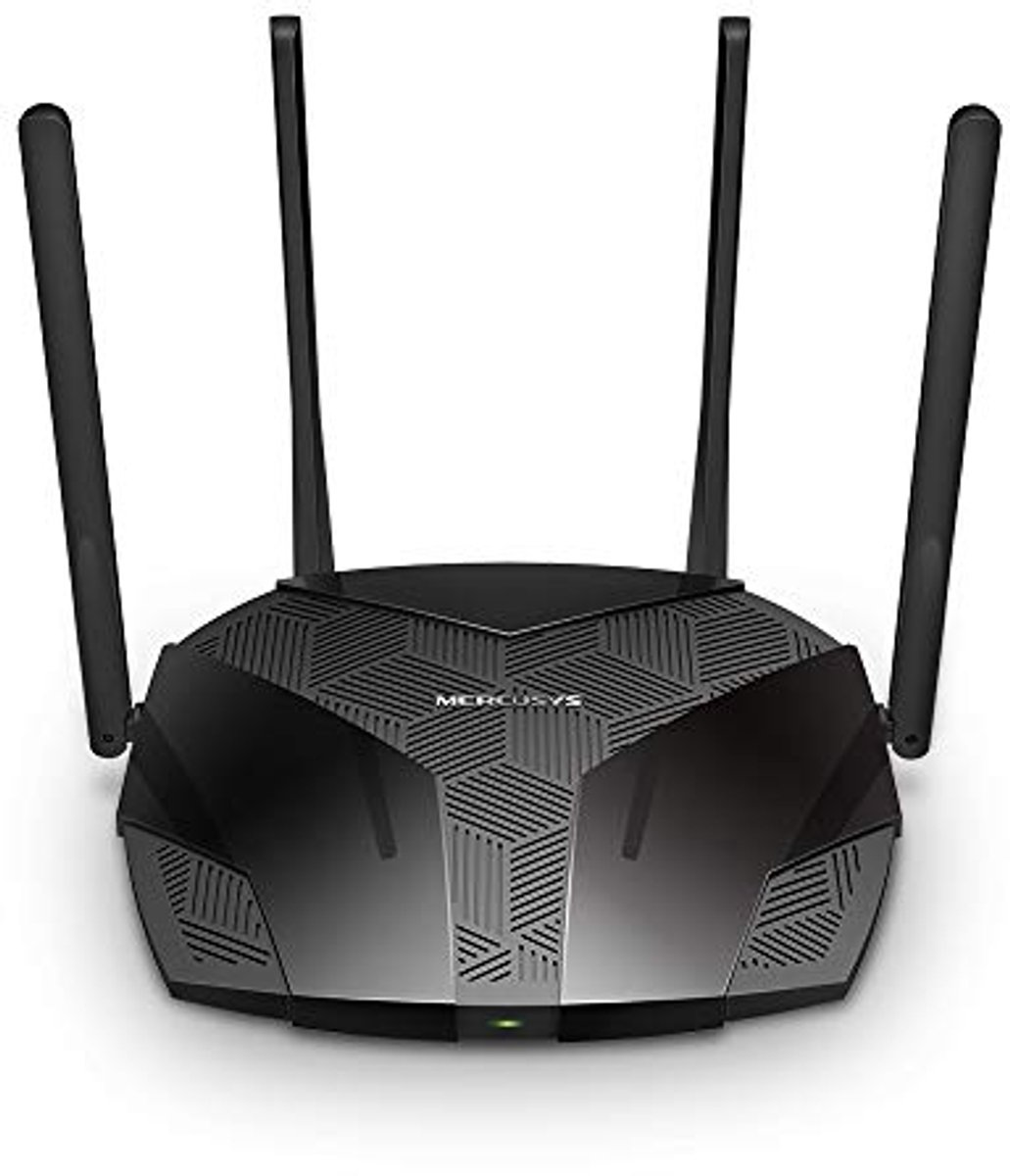Dual-Band WiFi 6 Router met 1800 Mbps Snelheid en 4 Gigabit Poorten