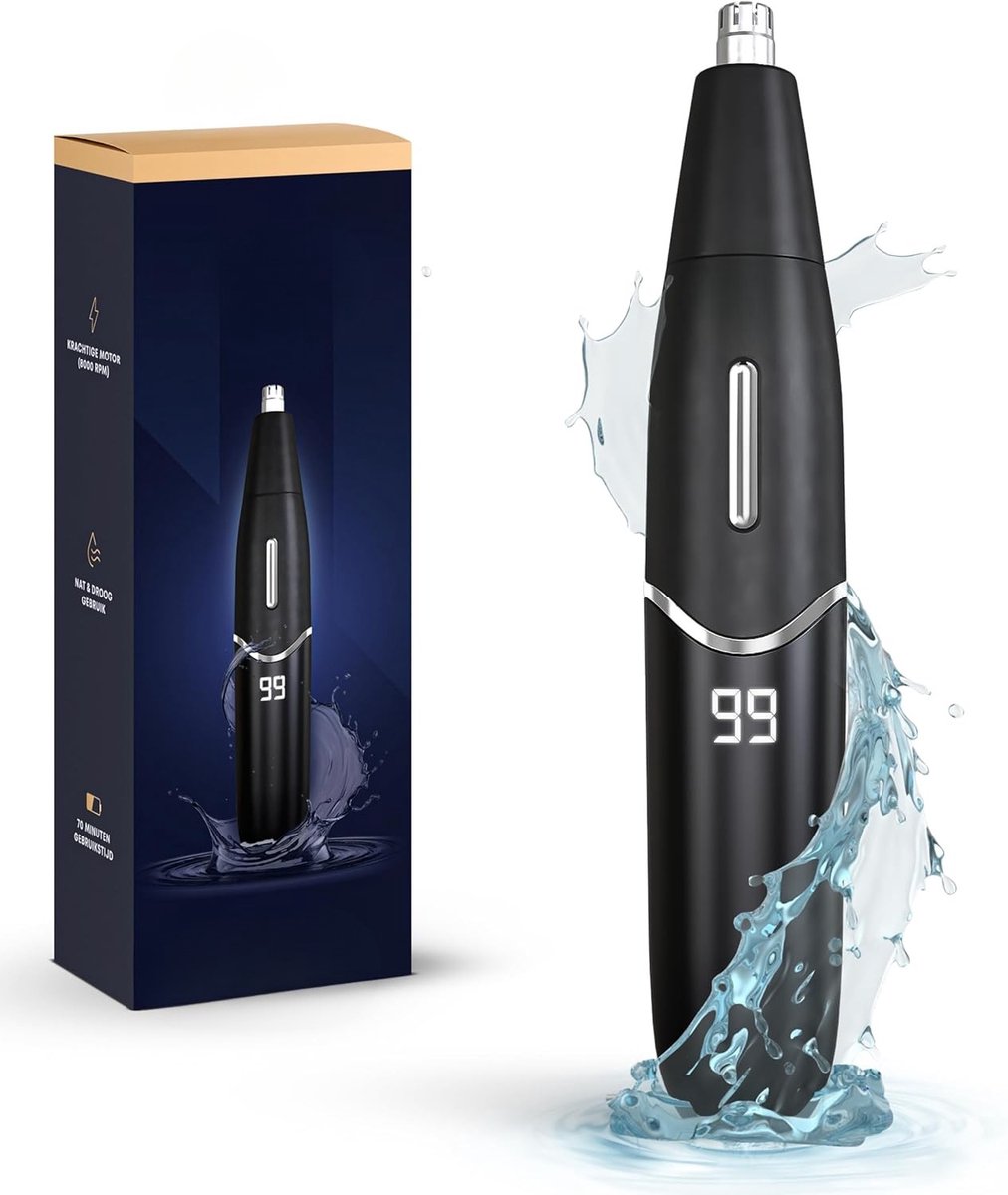 Solacis Neustrimmer - Oortrimmer - Neushaar trimmer - Neus tondeuse - Gezichtsverzorging - Mannen - Dames - Elektrisch - Grooming - Must have!
