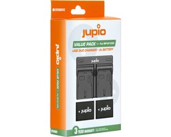 Jupio Value Pack: 2x Battery NP-W126S + USB Dual Charger