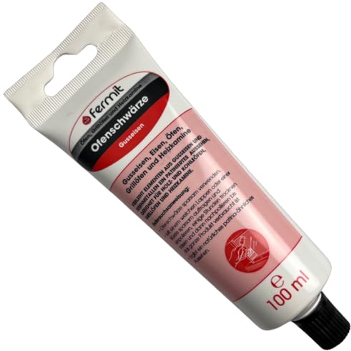 Ovenzwart Tube 100 ml - Revitaliseer Gietijzer en Ferrometalen voor Fornuizen en Barbecues