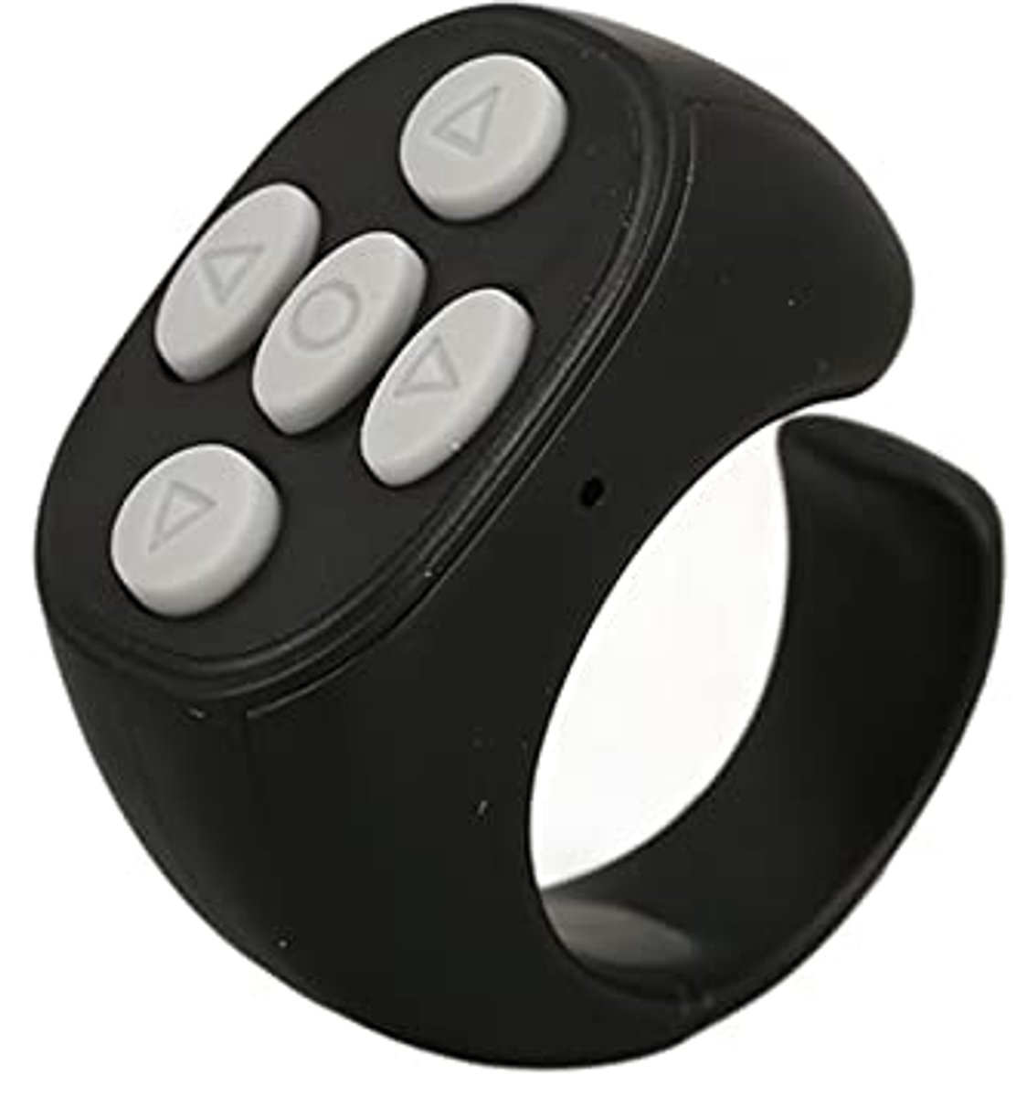 Draadloze Bluetooth Afstandsbediening voor Mobiele Telefoons - Oplaadbare Camera Sluiter en Selfie Knop met Smart Ring