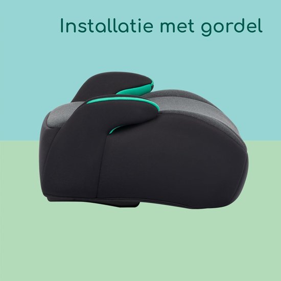 SNJY® Kinderstoel Auto - Kinderzitje Auto - Stoelverhoger voor Auto - Zwart - 36L x 41B x 20H centimeter van Merkloos — afbeelding 3