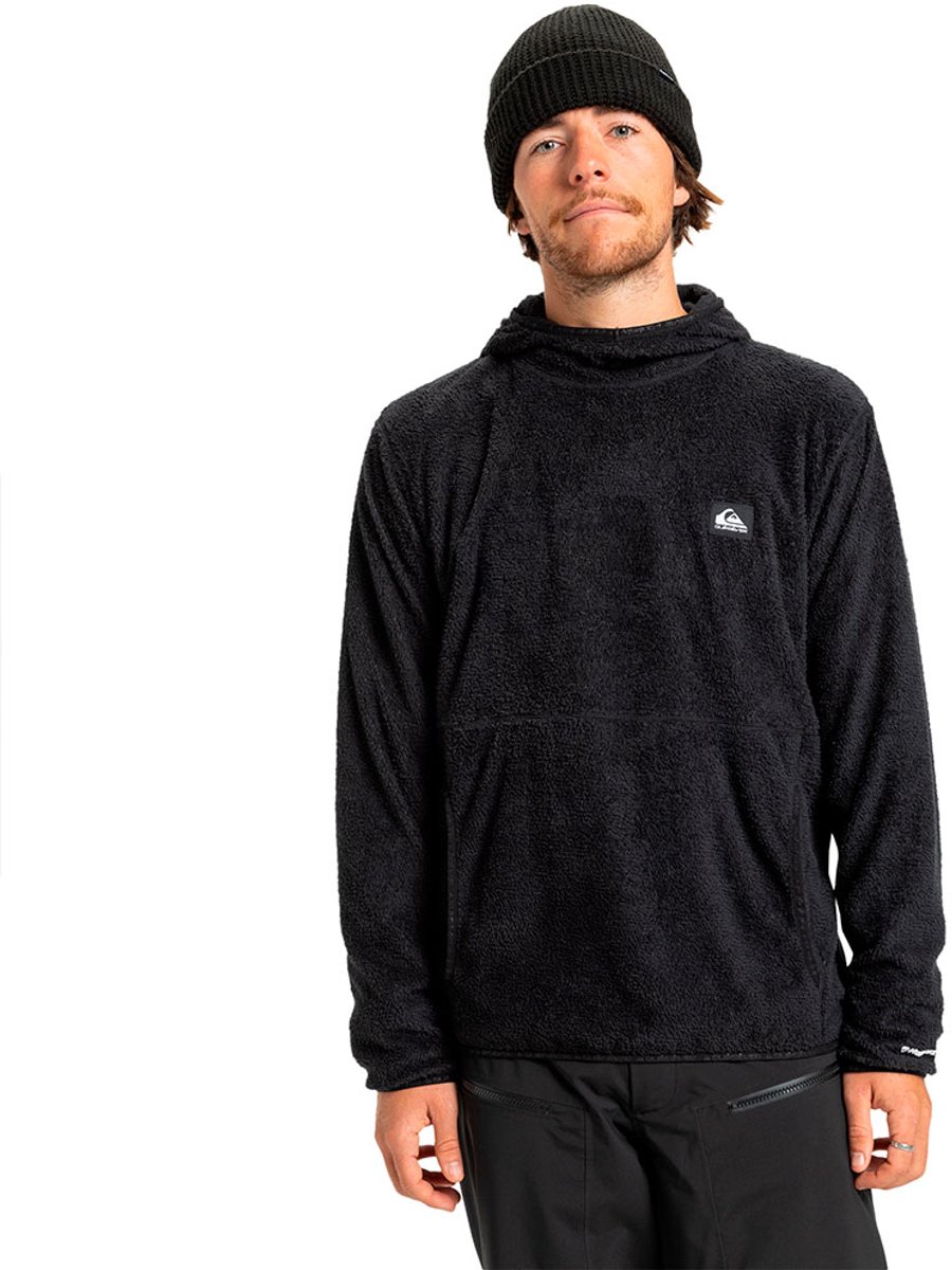 Quiksilver Warm Up Fleece Met Kap Man Zwart