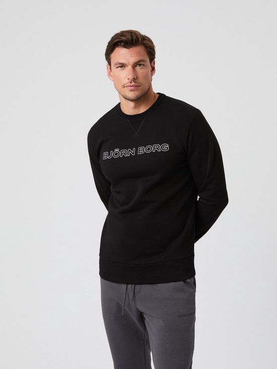 Pull Björn Borg Essential 3 pour homme - Pull pour homme - Zwart - Taille L