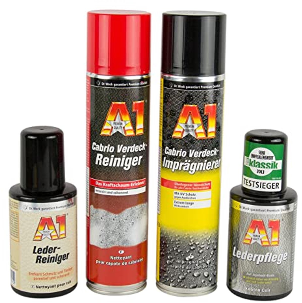 Leer Verzorging en Reiniger Set voor Cabrio's - 250ml en 400ml