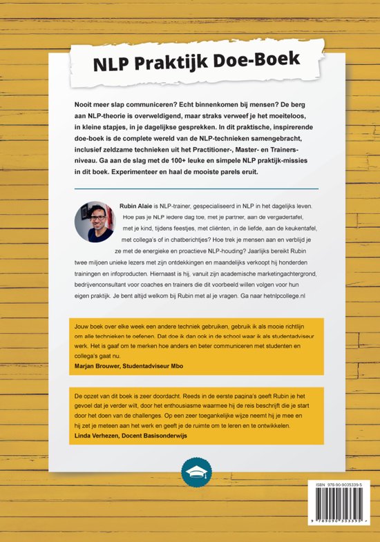 NLP Praktijk Doe Boek - #1 NLP Werkboek XL - Neurolinguïstisch Programmeren - Voor Relaties, Ouders, Communicatie, Persoonlijke Ontwikkeling, Dummies, Werk & Privé [Inclusief Meegeleverde NLP Kwaliteitenkaarten]