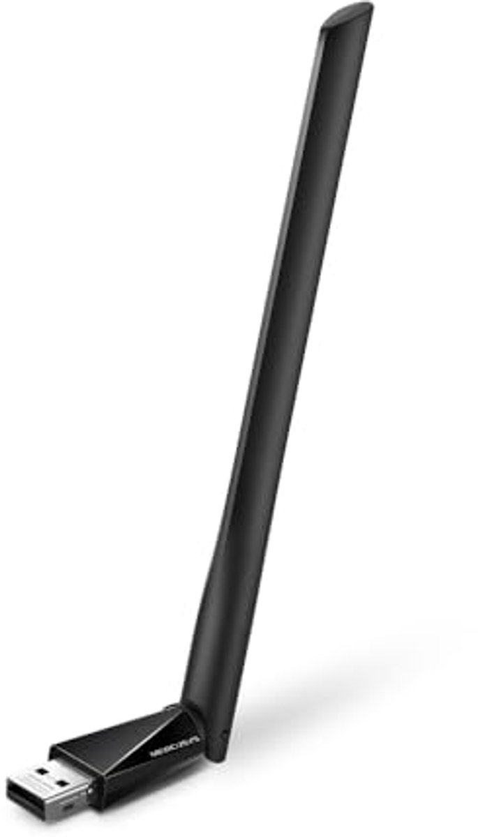 AC1300 WLAN-adapter, dual band 5 GHz/2,4 GHz voor pc, desktop, laptop en tablet - Compatibel met Windows 11/10