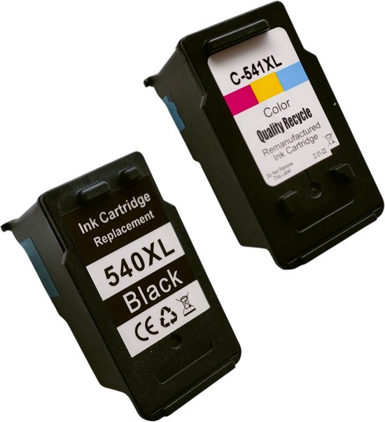 KATRIZ® huismerk inkt geschikt voor Canon PG540XL(22ml) + CL541XL(20ml) | Geschikt printer Canon PIXMA MG2150/MG2155