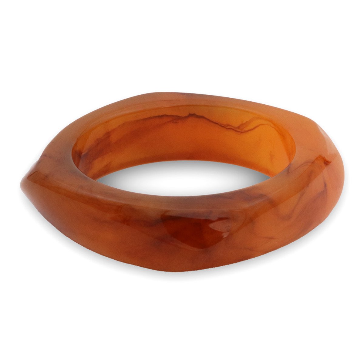 Twice As Nice Lichtbruine armband in hars High Fashion 19cm
