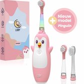 NIEUW - Elektrische tandenborstel kind - Baby tandenborstel - Oplaadbaar en met Smart™ Timer - Roze - 0 t/m 6 Jaar