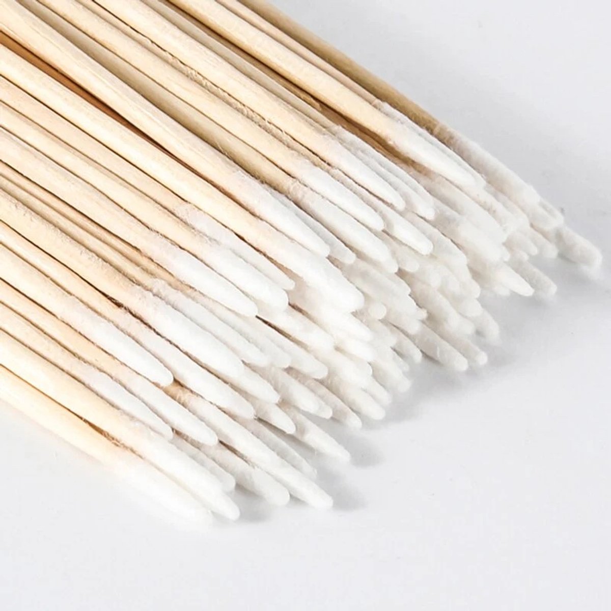 Micro houten wattenstaafjes - katoen stokjes - 50 stuks - voor make up, henna, pmu, verf
