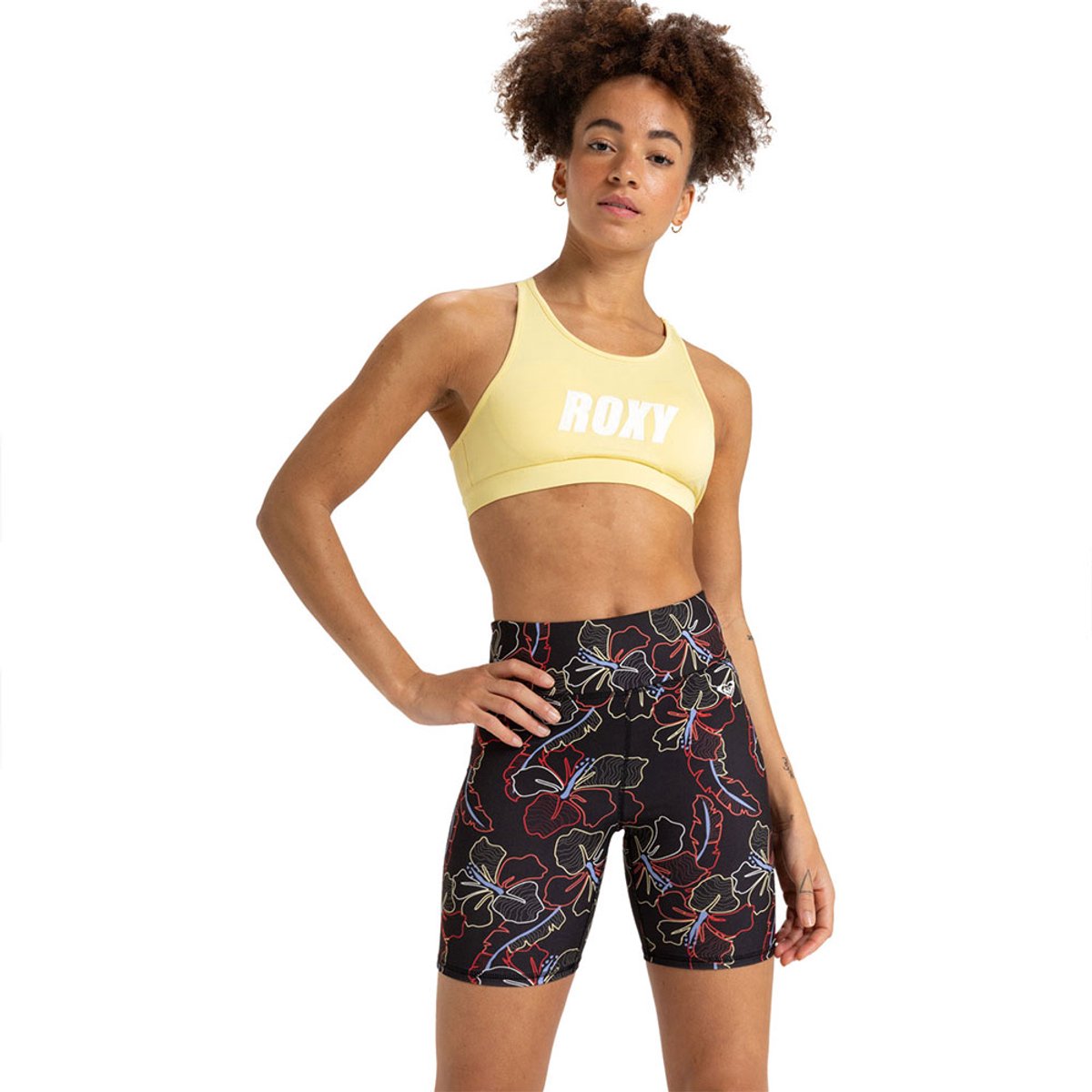 Roxy Everyday Flow Biker Pt Korte Leggings S Vrouw Antraciet